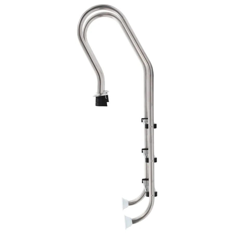 Échelle de piscine à 3 échelons Acier inoxydable 304 120 cm - 3