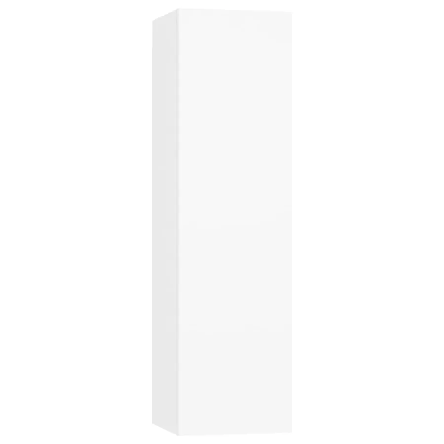 Ensemble de meubles TV 3 pcs Blanc Bois d'ingénierie - 5
