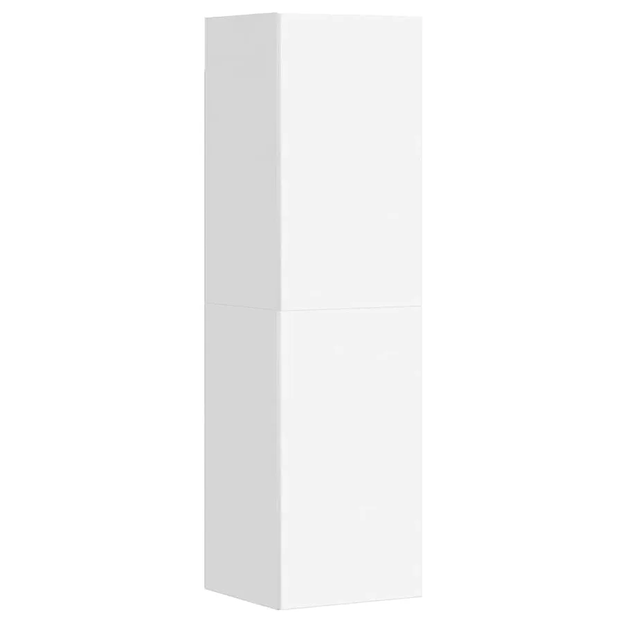 Ensemble de meubles TV 3 pcs Blanc Bois d'ingénierie - 6