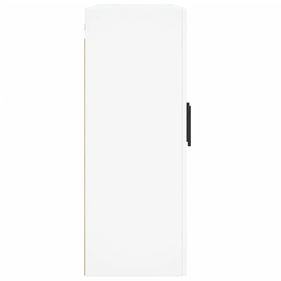 Armoires murales 2 pcs blanc bois d'ingénierie - 7