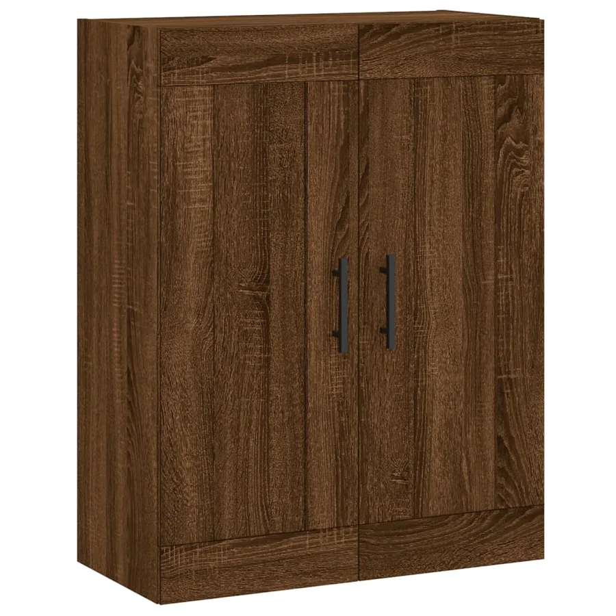 Armoires murales 2 pcs chêne marron bois d'ingénierie - 5