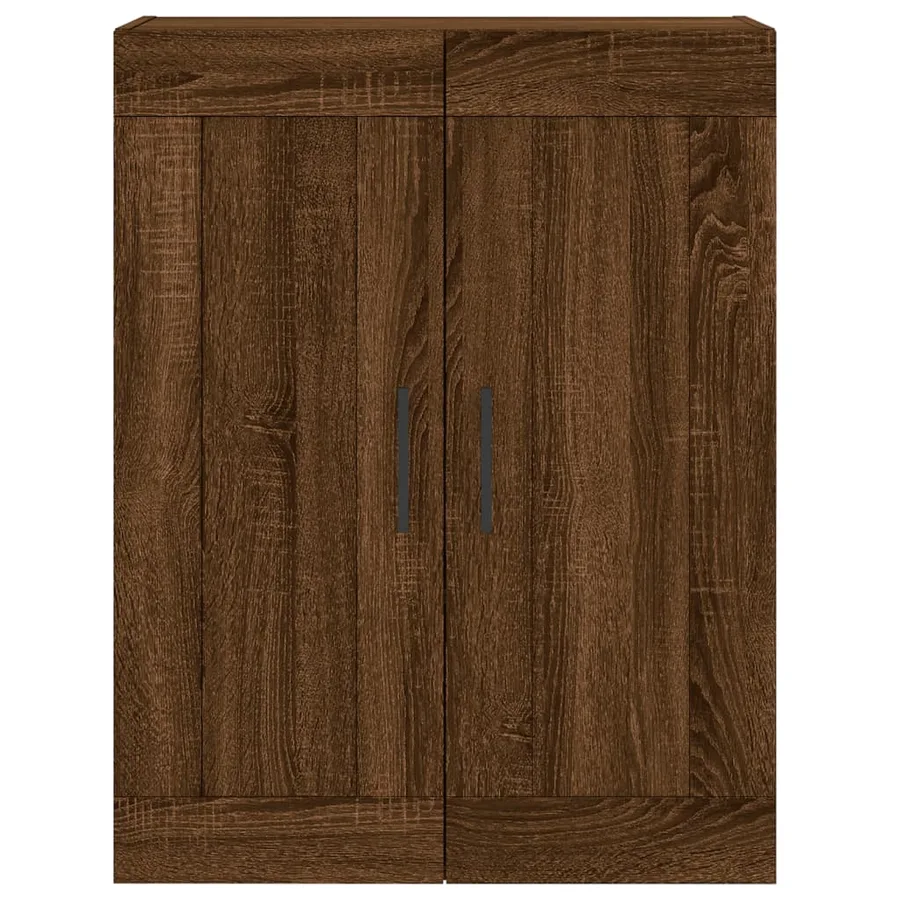 Armoires murales 2 pcs chêne marron bois d'ingénierie - 6