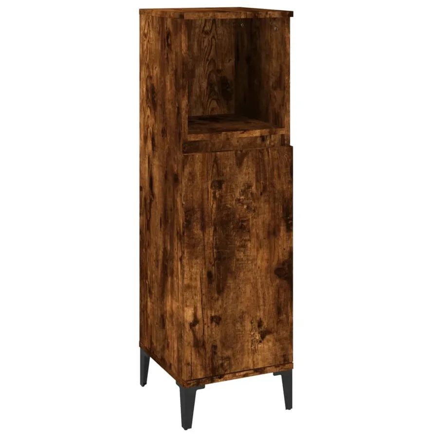 Ensemble de meubles de salle de bain 3 pcs Chêne fumé - 7
