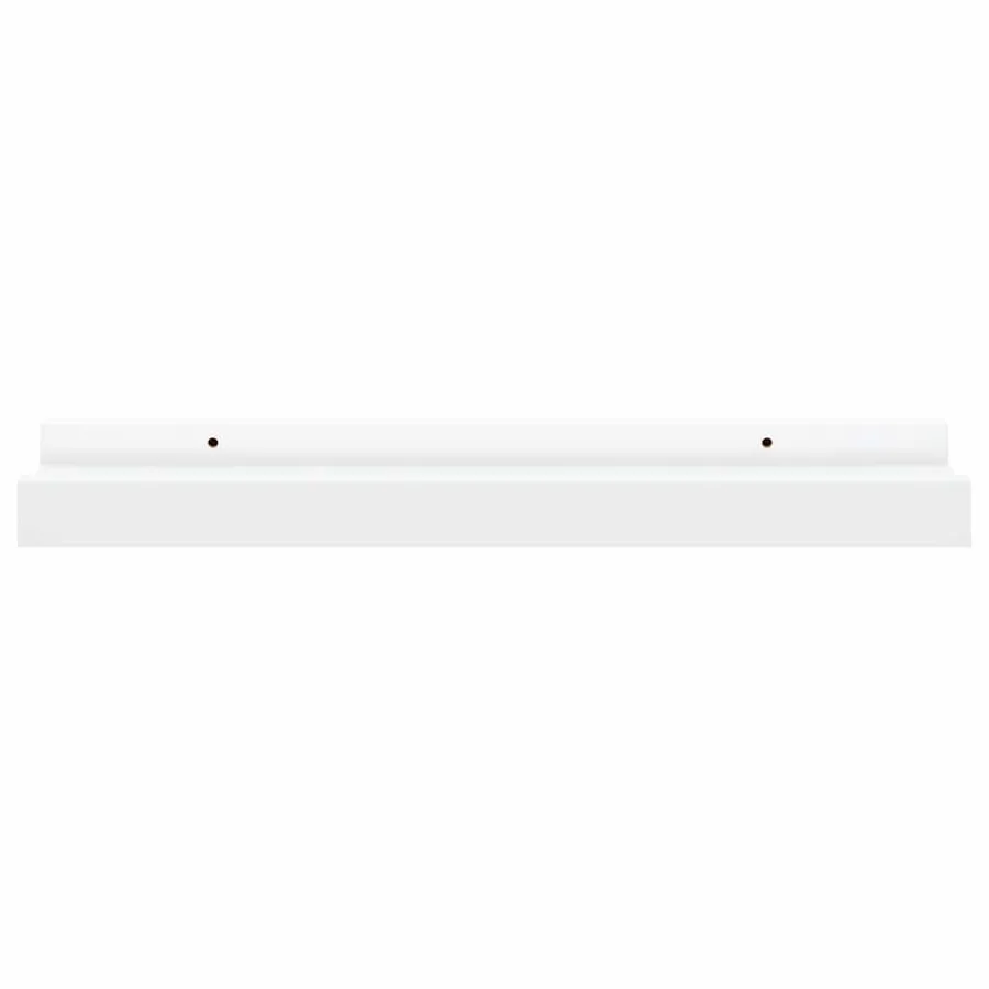 Étagères à rebord pour cadre photo 2 pcs Blanc 40x9x3 cm MDF - 4