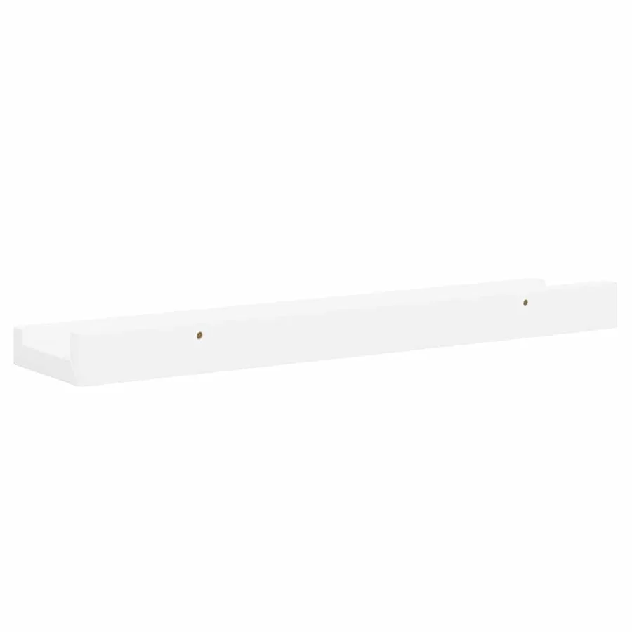 Étagères à rebord pour cadre photo 2 pcs Blanc 40x9x3 cm MDF - 7