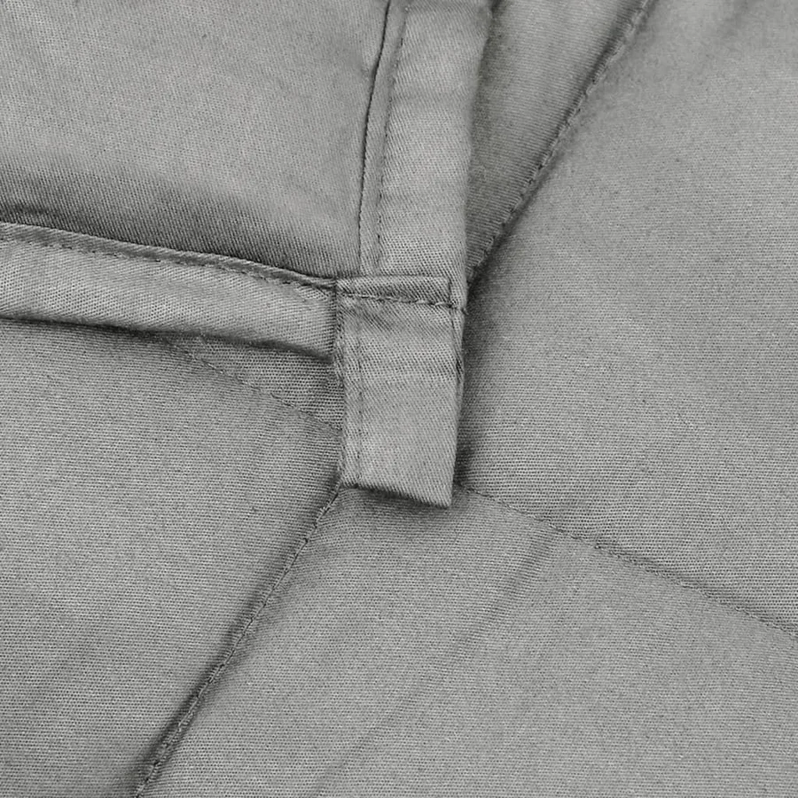 Couverture lestée Gris 152x203 cm 7 kg Tissu - 5