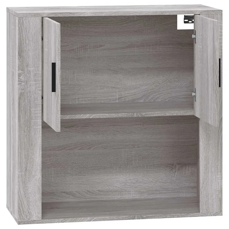 Armoire murale Sonoma gris 80x33x80 cm Bois d'ingénierie - 4