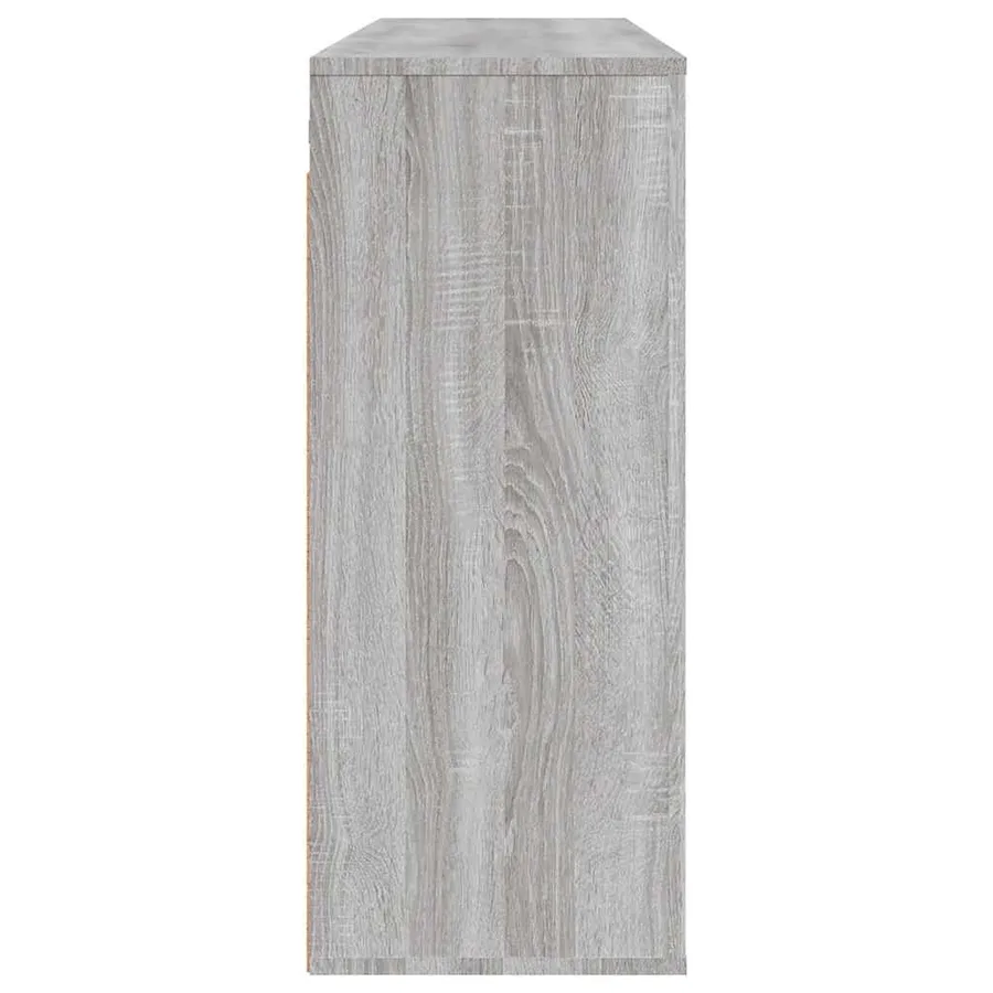 Armoire murale Sonoma gris 80x33x80 cm Bois d'ingénierie - 5
