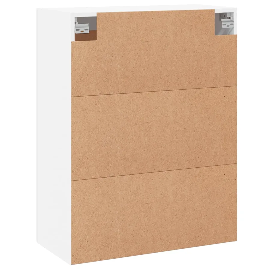 Armoire murale blanc 69,5x34x90 cm bois d'ingénierie - 9