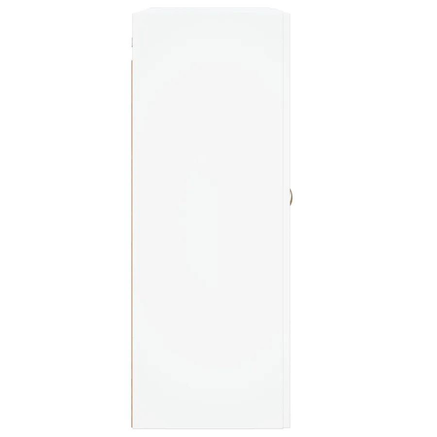 Armoires murales 2 pcs blanc bois d'ingénierie - 7