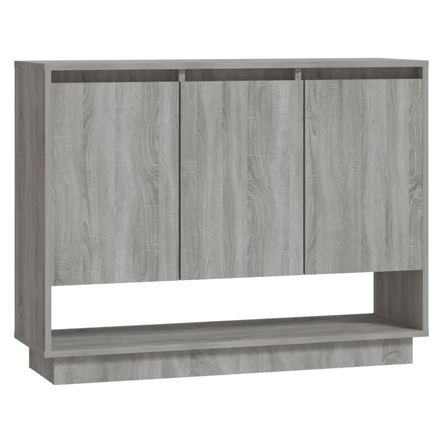 Buffet Sonoma gris 97x31x75 cm Bois d'ingénierie - 2