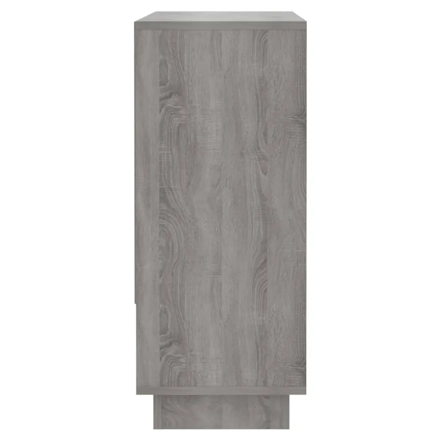 Buffet Sonoma gris 97x31x75 cm Bois d'ingénierie - 7