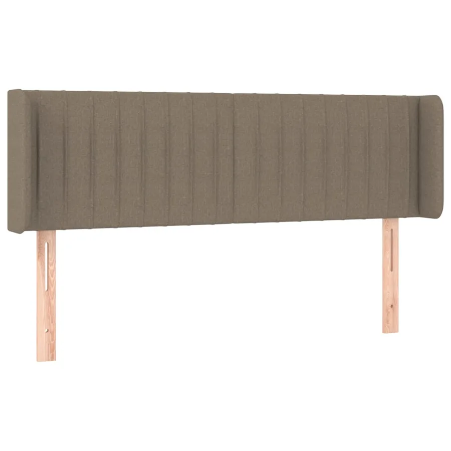 Tête de lit à LED Taupe 147x16x78/88 cm Tissu - 3