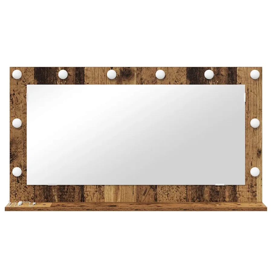 Miroir de vanité Rectangulaire Bois ancien 100 x 55 x 18 cm - 4