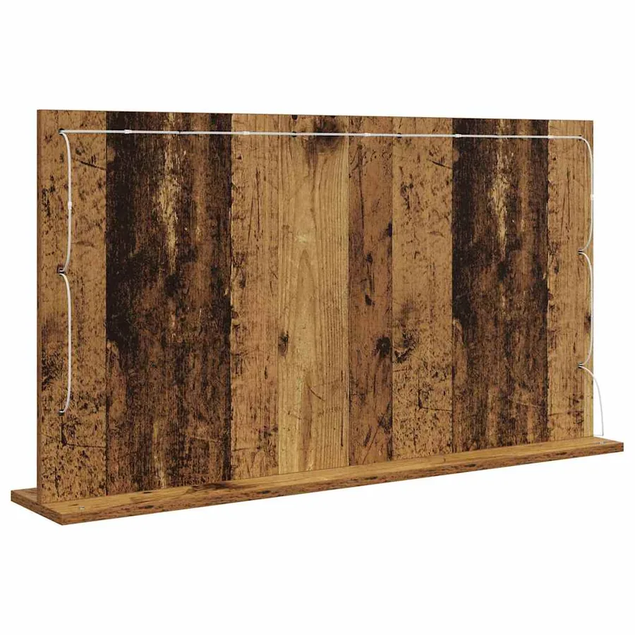 Miroir de vanité Rectangulaire Bois ancien 100 x 55 x 18 cm - 6