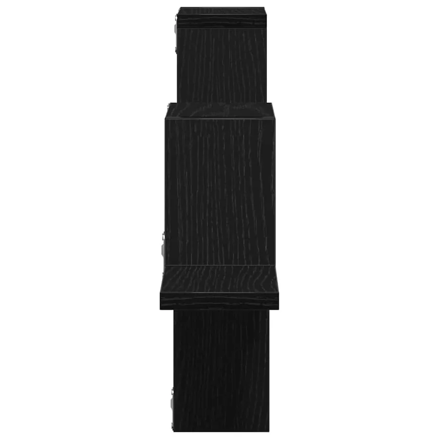 Étagère Murale Montage mural Chêne noir 104,5 x 43 x 10 cm - 6