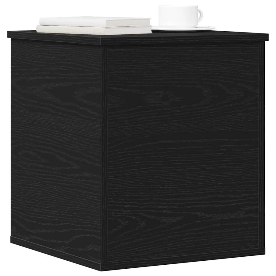 Boîte de Rangement Chêne noir 40 x 42 x 46 cm Bois d'ingénierie - 3