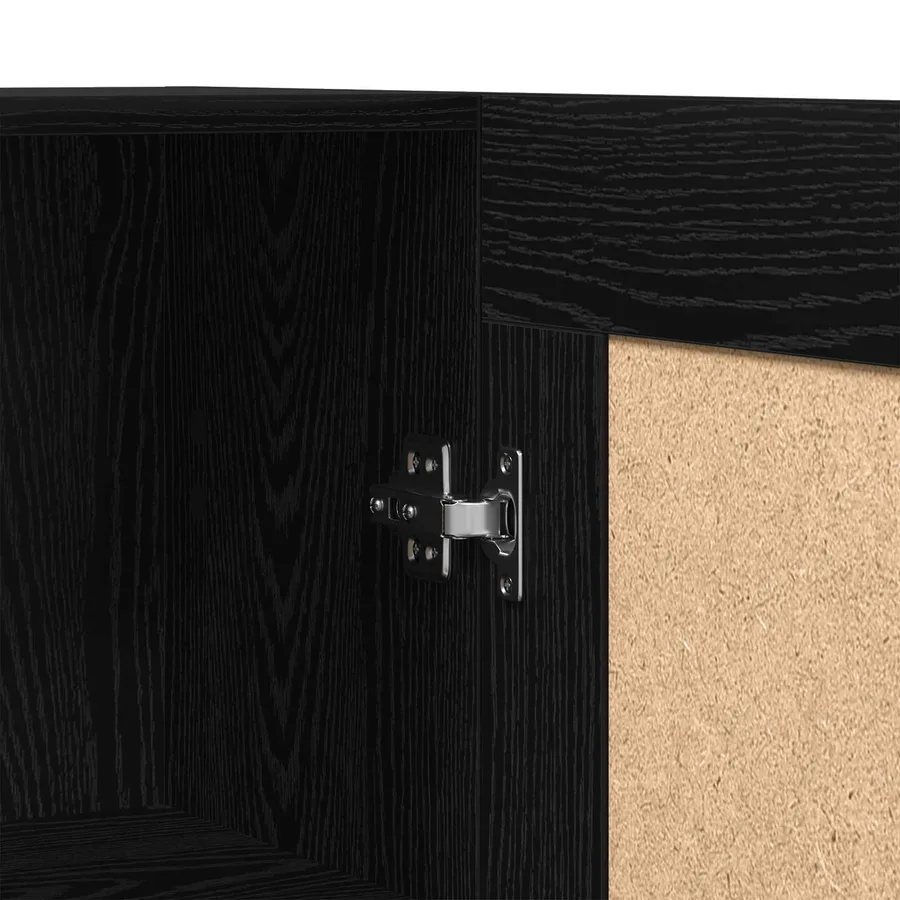 Bibliothèque Chêne noir 82,5 x 30,5 x 185 cm Bois d'ingénierie - 9