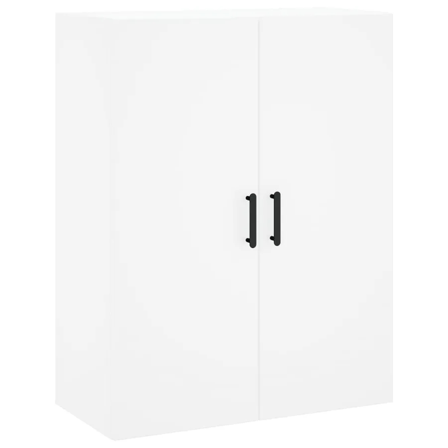 Buffet haut Blanc 69,5x34x180 cm Bois d'ingénierie - 5