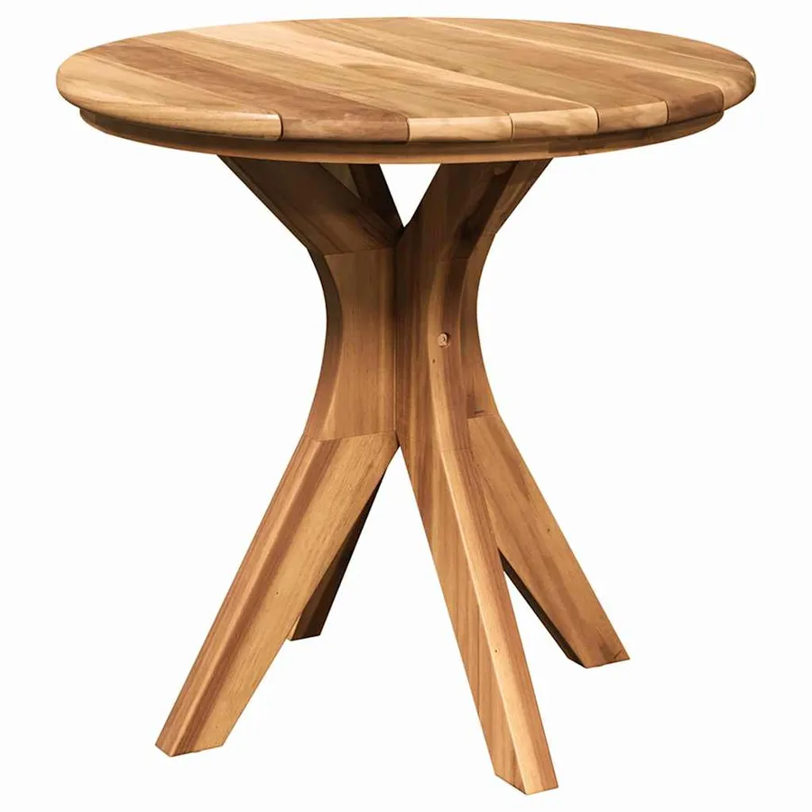 Table d'appoint Marron 55 x 55 x 51 cm Bois de teck massif - 2