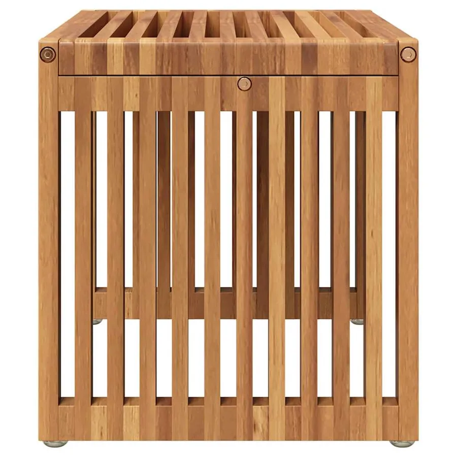 Table d'appoint de jardin Marron 50 x 32,5 x 35 cm - 6