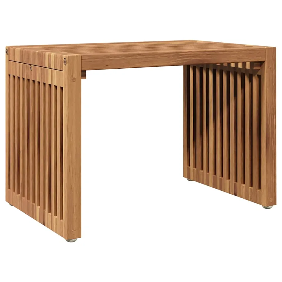 Table d'appoint de jardin Marron 50 x 32,5 x 35 cm - 7