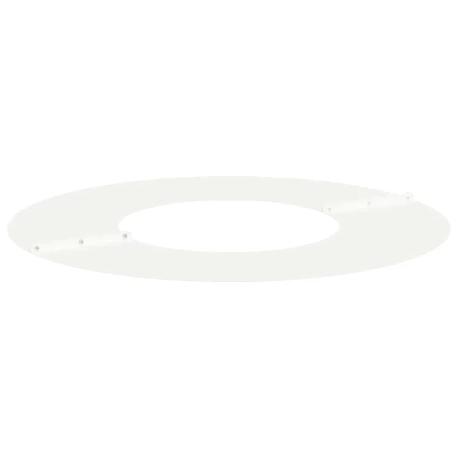adapté pour anneaux d'arbre plats 5 pc Blanc Ø30/60 cm Acier - 4