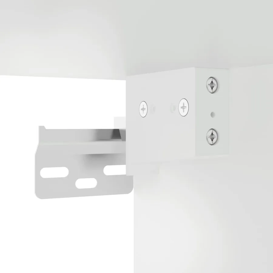 Armoires murales 2 pcs blanc 69,5x34x90 cm - 9
