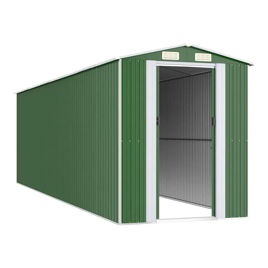Abri de jardin Vert 192x689x223 cm Métal galvanisé - 3