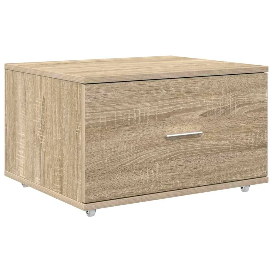 Armoire à tiroirs avec roue Chêne Sonoma 55 x 45 x 31 cm - 2