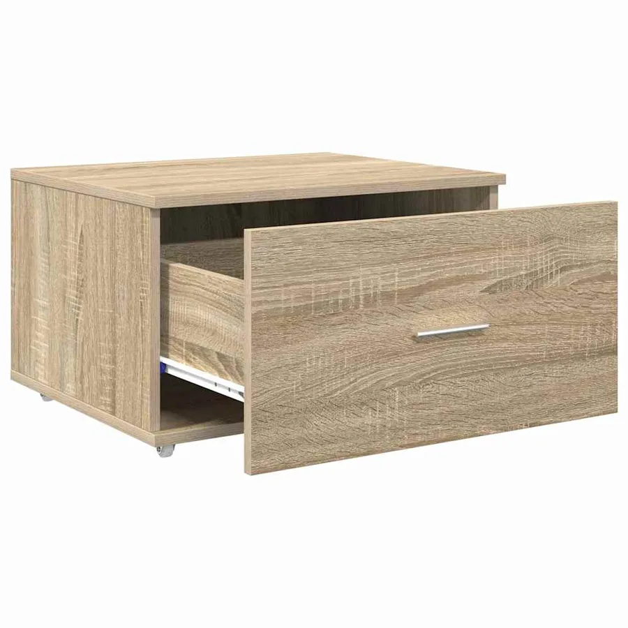Armoire à tiroirs avec roue Chêne Sonoma 55 x 45 x 31 cm - 5