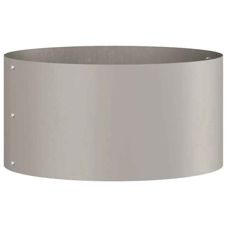 Anneau de jardinière 5 pc Rouillé 40 x 40 x 20 cm Acier patiné - 5