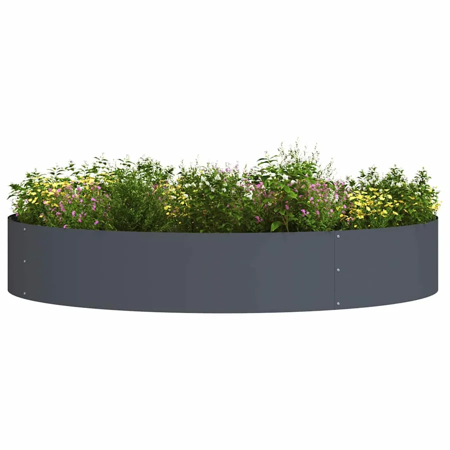 Anneau de jardinière Anthracite 120 x 120 x 20 cm - 3