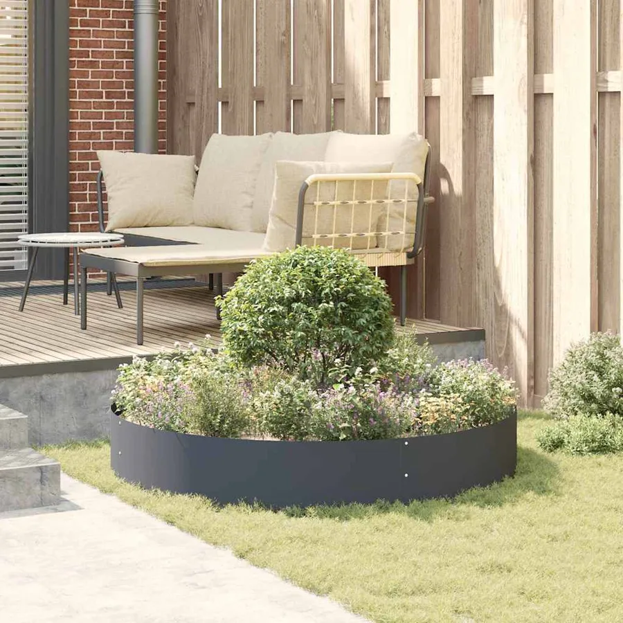 Anneau de jardinière Anthracite 120 x 120 x 20 cm - 4