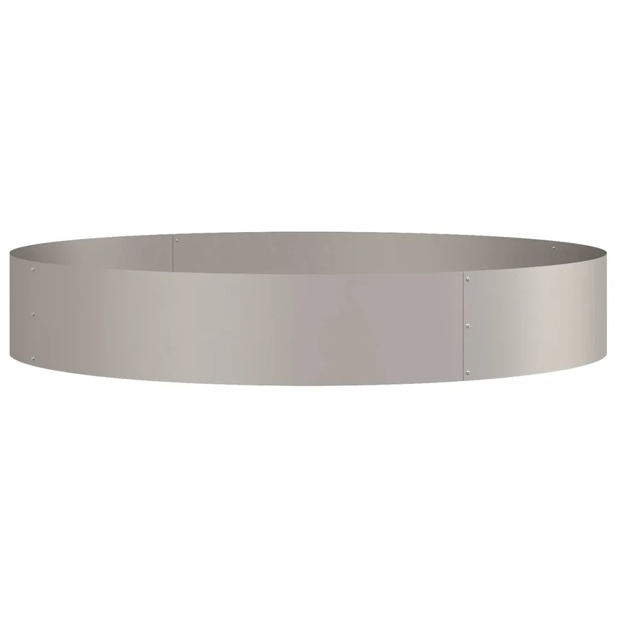 Anneau de jardinière Rouillé 120 x 120 x 20 cm Acier patiné - 5