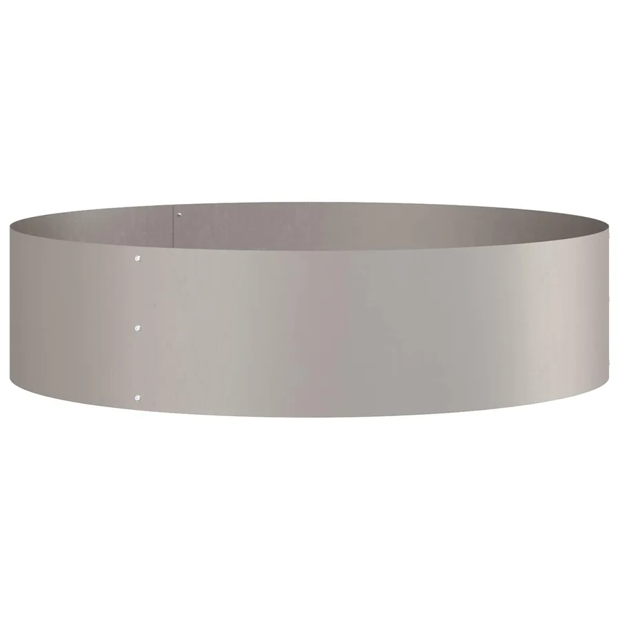 Anneau de jardinière 5 pc Rouillé 80 x 80 x 20 cm Acier patiné - 5
