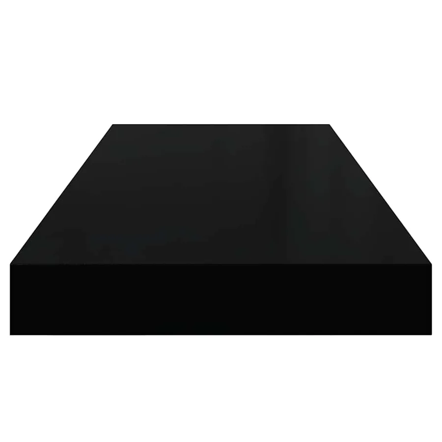 Étagère murale flottante Noir 60x23,5x3,8 cm MDF - 7