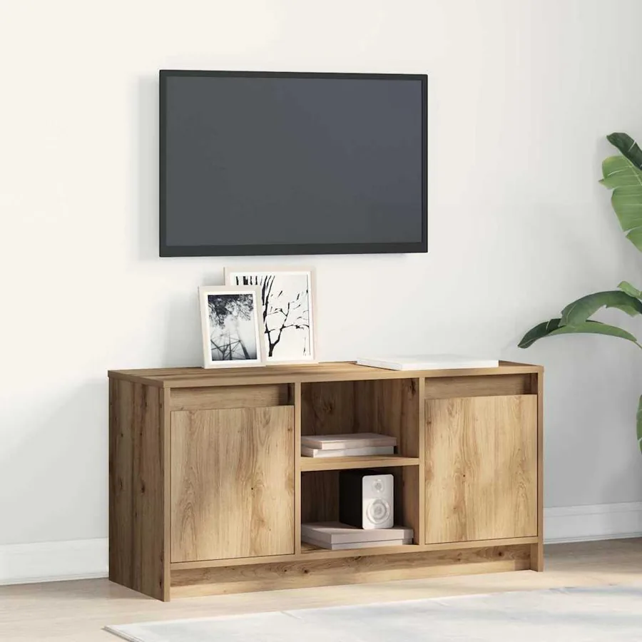 Unites TV 100 x 34 x 50 cm Marron Bois d'ingénierie
