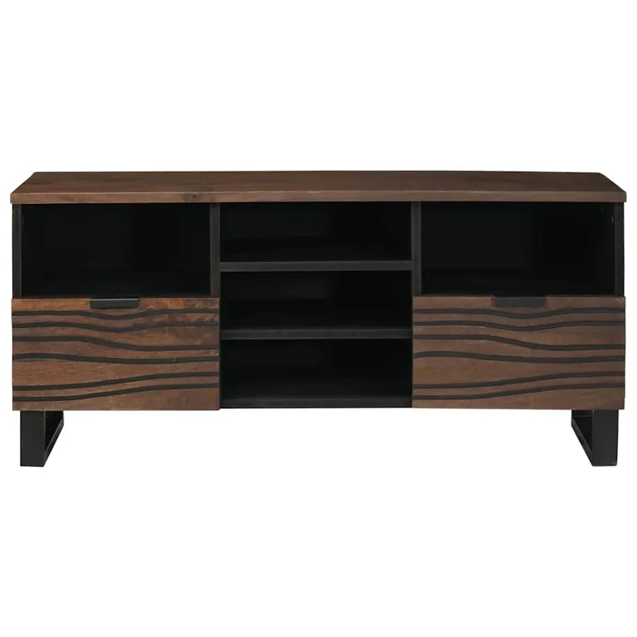 Unites TV avec tiroir Noyer 100 x 33 x 46 cm Bois d'ingénierie - 3