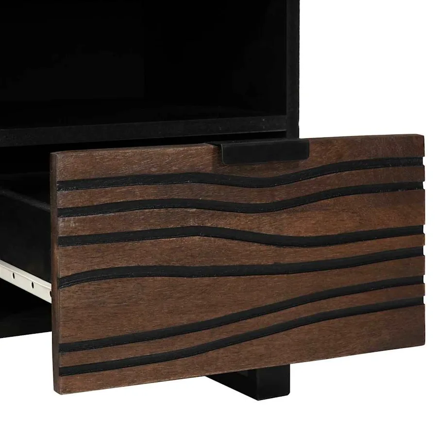 Unites TV avec tiroir Noyer 100 x 33 x 46 cm Bois d'ingénierie - 7