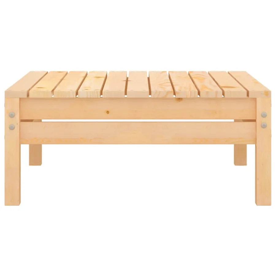 Salon de jardin 6 pcs Bois de pin massif - 9