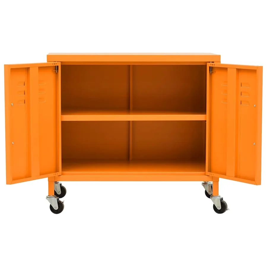 Armoire de rangement Orange 60x35x56 cm Acier - 6