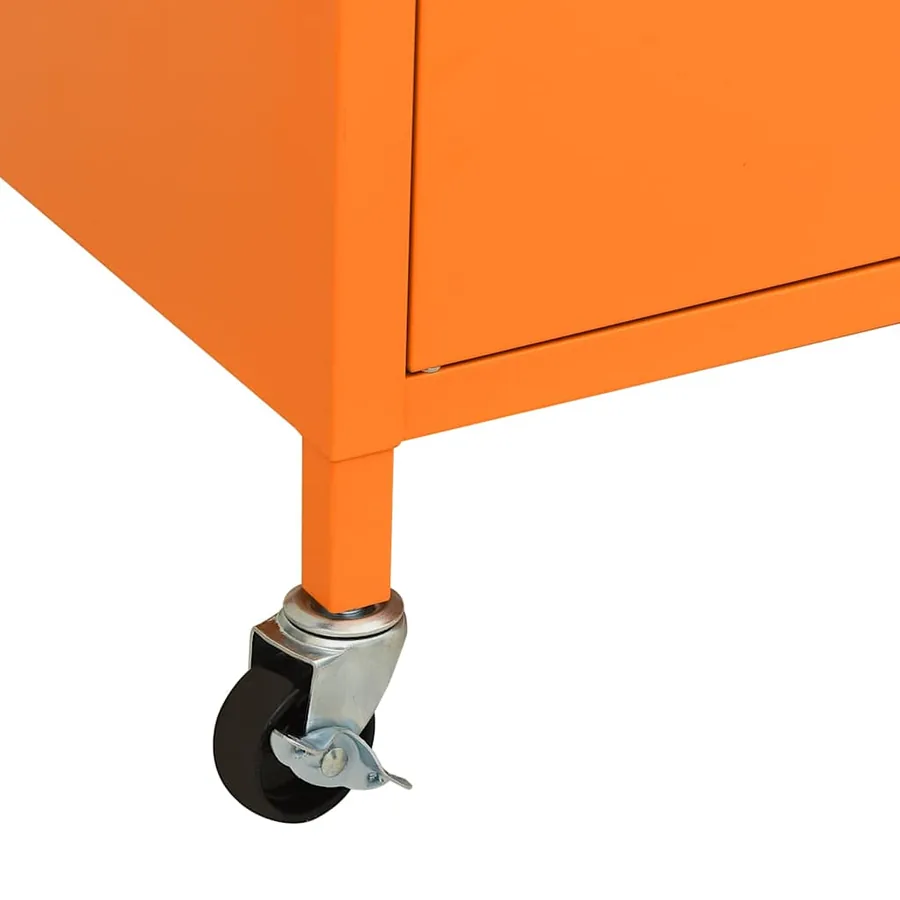 Armoire de rangement Orange 60x35x56 cm Acier - 8