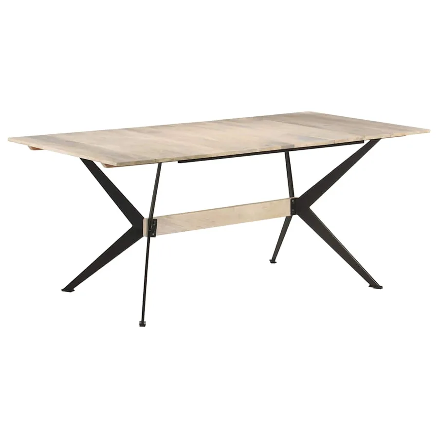 Table à manger 180x90x76 cm Bois de manguier massif