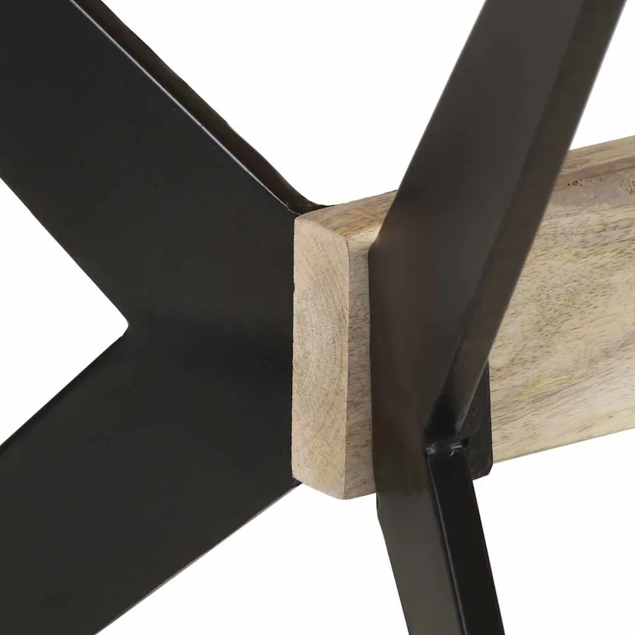 Table à manger 180x90x76 cm Bois de manguier massif - 5
