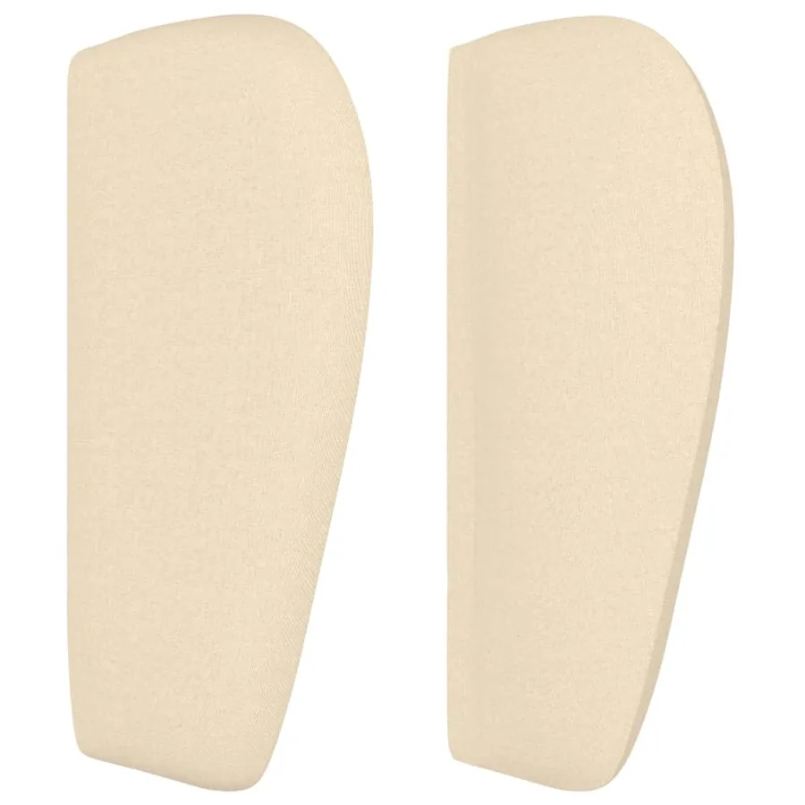 Tête de lit avec oreilles Crème 93x23x78/88 cm Tissu - 4