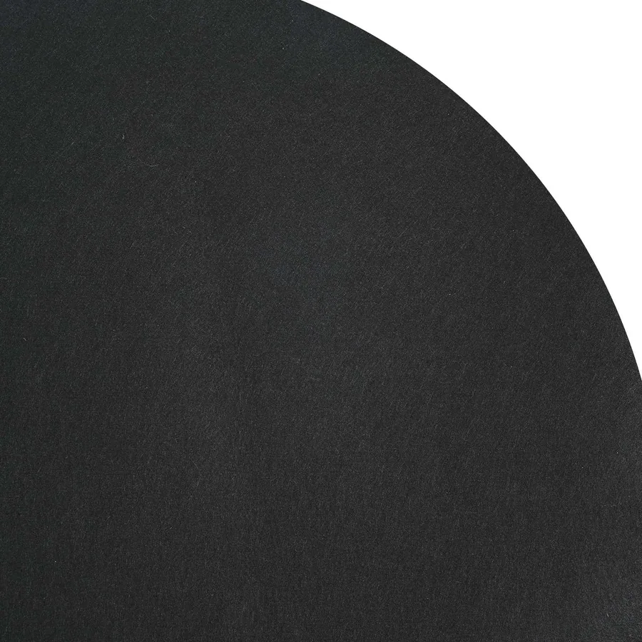 Tapis de piscine Noir Ø 366 cm Tissu non tissé - 6