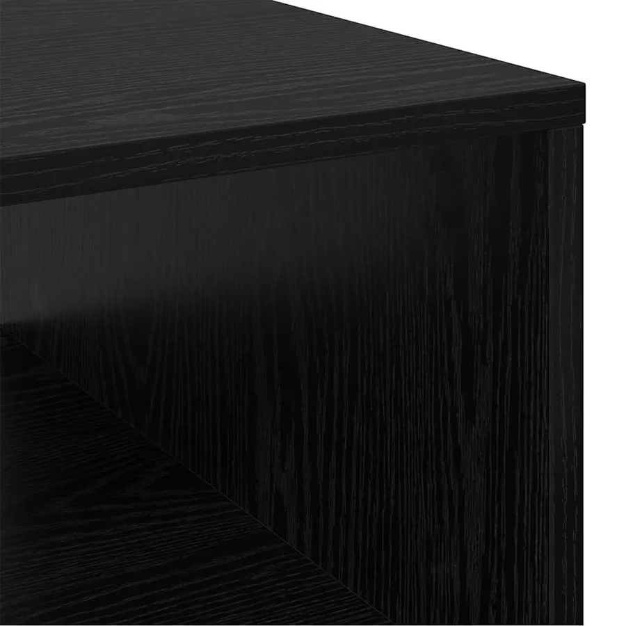 Table basse Chêne noir 102 x 55 x 35 cm Bois d'ingénierie - 9