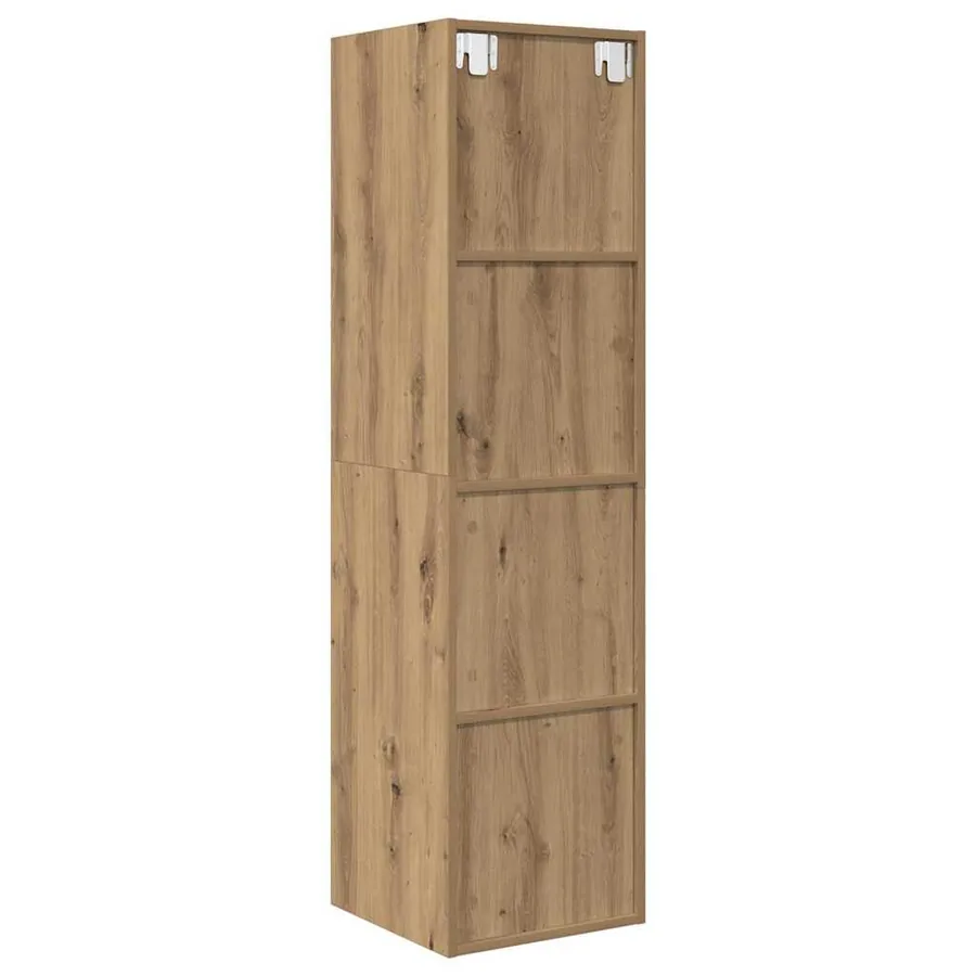 Ensemble meuble TV 37 x 37 x 142,5 cm Chêne artisanal - 9