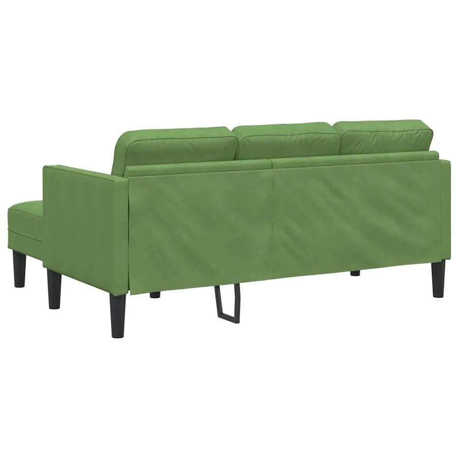 Ensemble de Canapés avec coussin Vert clair Polyester - 6